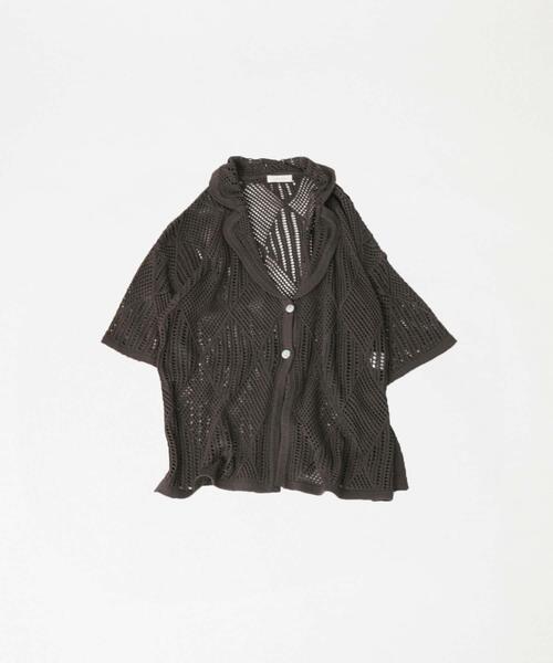 LAATO（ラート）の「lace knit jacket（その他アウター・レディース・ブラウン/オフホワイト・FREE）」の20枚目の写真