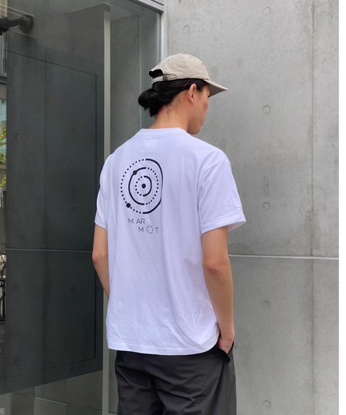 MARMOT CAPITAL(マーモットキャピタル)の「MARMOT CAPITAL/マーモット キャピタル/CIRCLE SS(Tシャツ/カットソー・メンズ・ホワイト/グレー・M/XL/L)」の4枚目の写真