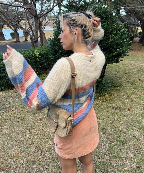 ROXY（ロキシー）の「ROLL WITH IT CORD /ロキシーコーデュロイスカート（スカート・レディース・オレンジ・MEDIUM/SMALL）」の4枚目の写真