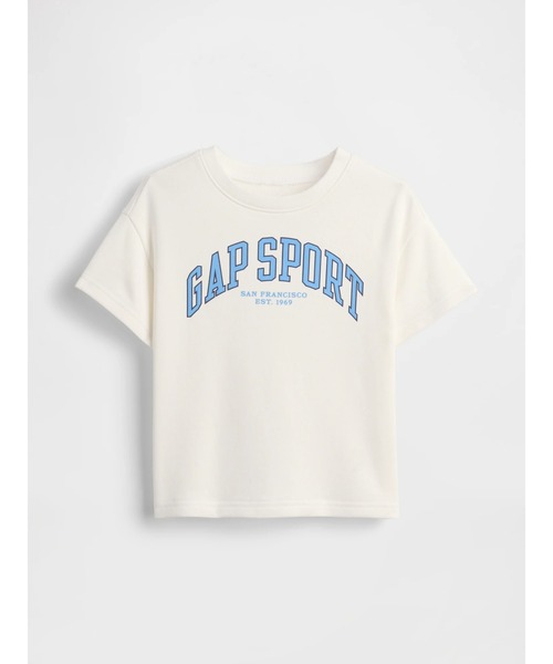 GAP(ギャップ)の「babyGap GAPロゴ テリーTシャツ(Tシャツ/カットソー・キッズ・オフホワイト/ブルー/ピンク/グリーン・70cm/80cm/90cm/95cm/100cm/105cm/110cm)」の2枚目の写真