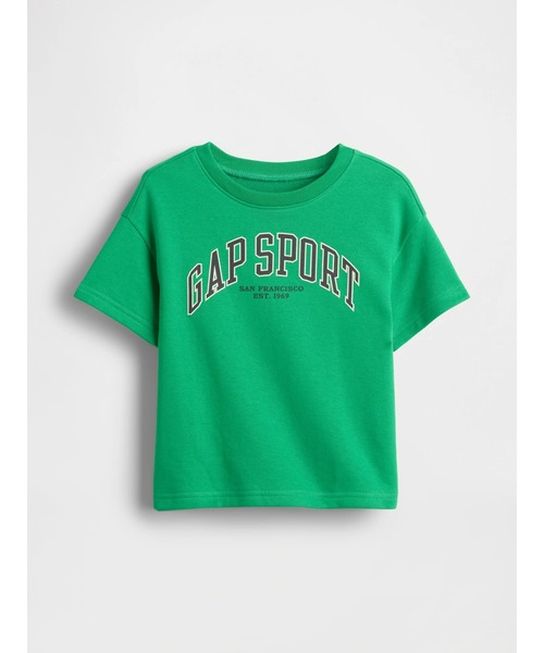 GAP(ギャップ)の「babyGap GAPロゴ テリーTシャツ(Tシャツ/カットソー・キッズ・オフホワイト/ブルー/ピンク/グリーン・70cm/80cm/90cm/95cm/100cm/105cm/110cm)」の1枚目の写真