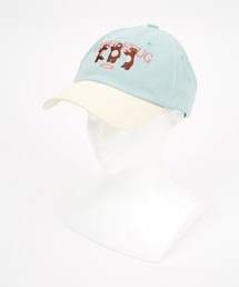 an meets zakka（アンミツザッカ）の「an meets zakka ベアー＆ロゴ刺繍２トーンローキャップ（キャップ）」