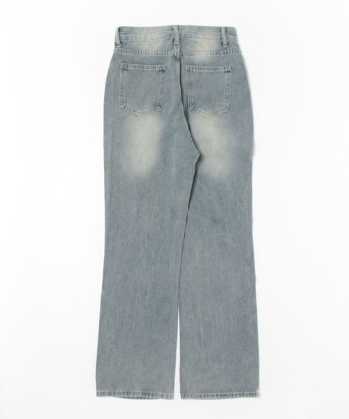 ぴ  セマンティックデザイン　サイズ デニムパンツ刺繍ダメージY2K ぴ セマンティックデザイン サイズ デニムパンツ刺繍ダメージY2K ぴ 様