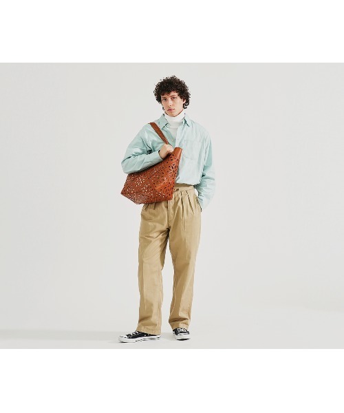genten(ゲンテン)の「サスカットバスケット手提げバッグ<LL>(トートバッグ・レディース・ホワイト/ブラウン/グリーン/ベージュ・FREE)」の16枚目の写真