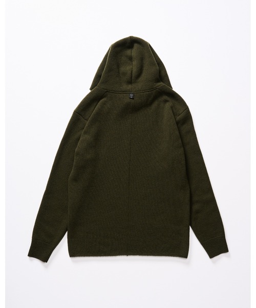 wjk(ダヴルジェイケイ)の「back pile hoodie(ニット/セーター・メンズ・ブラック/ライトベージュ/オフホワイト/ダークカーキ・SMALL/MEDIUM/LARGE/X-LARGE)」の5枚目の写真