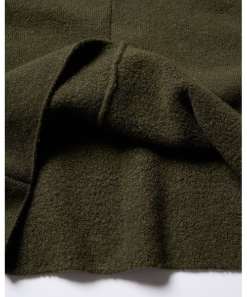 wjk(ダヴルジェイケイ)の「back pile hoodie(ニット/セーター・メンズ・ブラック/ライトベージュ/オフホワイト/ダークカーキ・SMALL/MEDIUM/LARGE/X-LARGE)」の13枚目の写真
