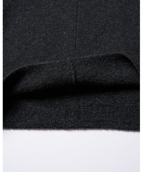wjk(ダヴルジェイケイ)の「back pile hoodie(ニット/セーター・メンズ・ブラック/ライトベージュ/オフホワイト/ダークカーキ・SMALL/MEDIUM/LARGE/X-LARGE)」の16枚目の写真