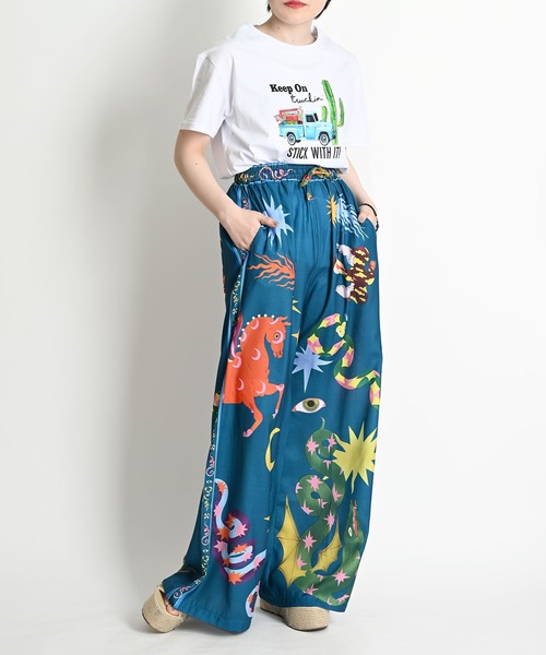 MARAI(マーライ)の「半袖カットソー ロゴプリントTシャツ サボテンイラスト(Tシャツ/カットソー・レディース・B/A・FREE)」の14枚目の写真