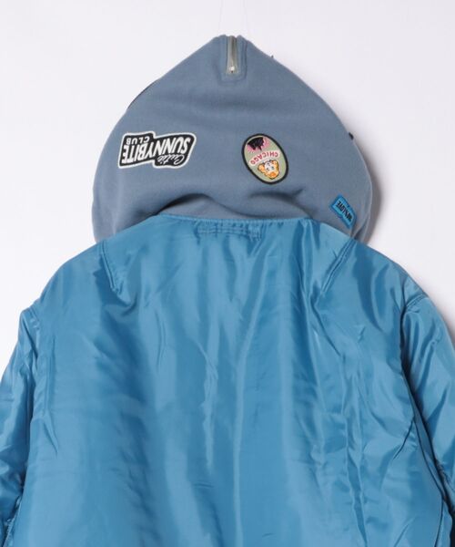 Little sunny bite（リトルサニーバイト）の「【8】【Little Sunny Bite】AVIREX x little sunny bite MA-1 hoodie（ミリタリージャケット・レディース・グレー系/カーキ・SMALL/MEDIUM）」の11枚目の写真