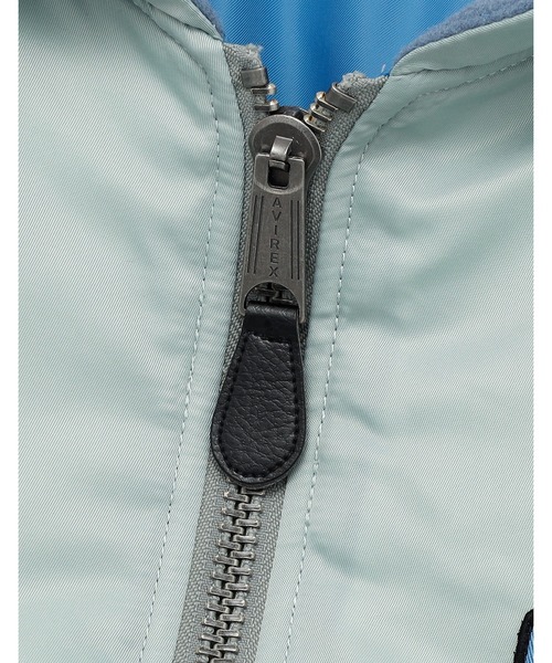 Little sunny bite（リトルサニーバイト）の「【8】【Little Sunny Bite】AVIREX x little sunny bite MA-1 hoodie（ミリタリージャケット・レディース・グレー系/カーキ・SMALL/MEDIUM）」の13枚目の写真