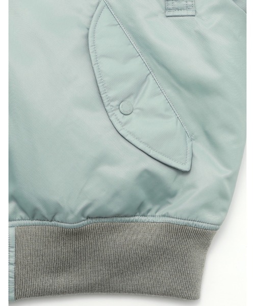 Little sunny bite（リトルサニーバイト）の「【8】【Little Sunny Bite】AVIREX x little sunny bite MA-1 hoodie（ミリタリージャケット・レディース・グレー系/カーキ・SMALL/MEDIUM）」の17枚目の写真