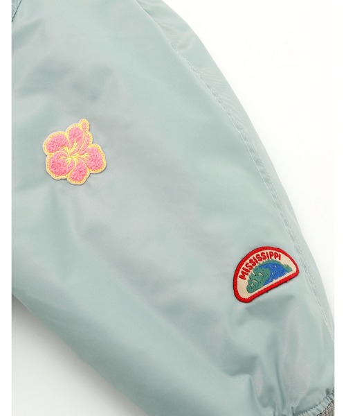 Little sunny bite（リトルサニーバイト）の「【8】【Little Sunny Bite】AVIREX x little sunny bite MA-1 hoodie（ミリタリージャケット・レディース・グレー系/カーキ・SMALL/MEDIUM）」の21枚目の写真