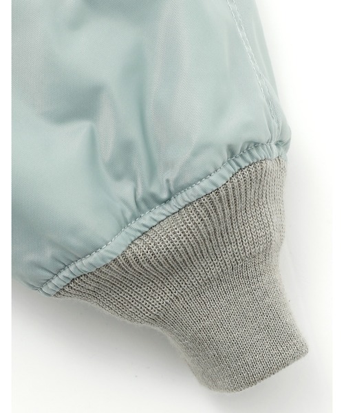 Little sunny bite（リトルサニーバイト）の「【8】【Little Sunny Bite】AVIREX x little sunny bite MA-1 hoodie（ミリタリージャケット・レディース・グレー系/カーキ・SMALL/MEDIUM）」の22枚目の写真