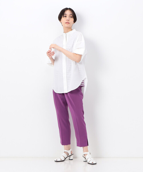 COMME CA(コムサ)の「コンパクト天竺ボーダー タンクトップ(タンクトップ・レディース・ピンク・9号)」の8枚目の写真