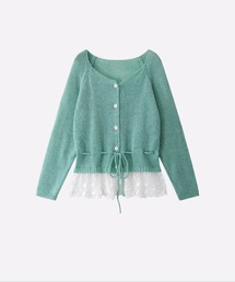 ニット セーター アシンメトリーボタンニット/Asymmetry Round Collar Knit「LA POMME jours/ラポミ・ジュール」 LA POMME jours｜ラポミ・ジュールの通販 - ZOZOTOWN