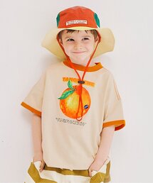 p.premier | フルーツだいすきグラフィックリンガー半袖Tシャツ(Tシャツ/カットソー)