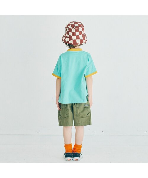 p.premier(ピードットプルミエ)の「【再入荷】フルーツだいすきグラフィックリンガー半袖Tシャツ(Tシャツ/カットソー・キッズ・ベージュ/オフホワイト/ベビーピンク/サックスブルー・80/90/100/110/120/130/140)」の12枚目の写真