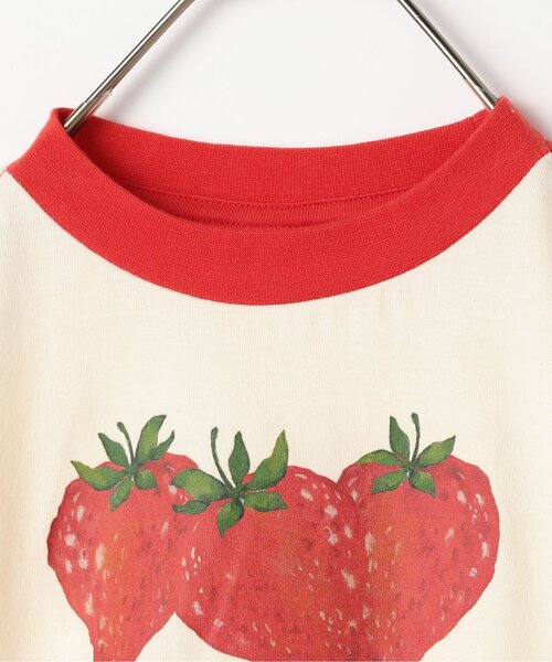 再入荷】フルーツだいすきグラフィックリンガー半袖Tシャツ（T