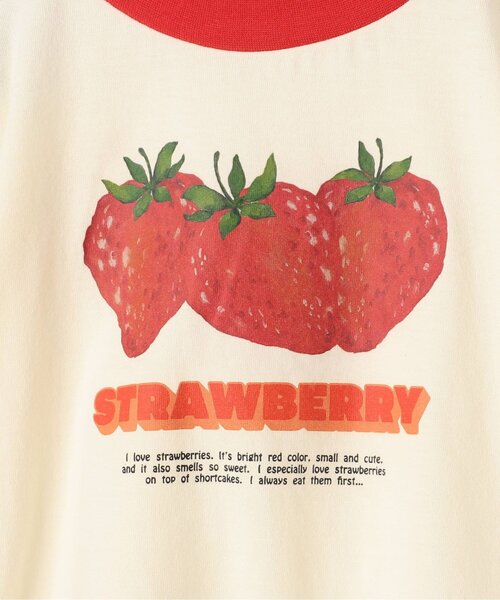 再入荷】フルーツだいすきグラフィックリンガー半袖Tシャツ（Tシャツ