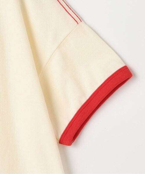 p.premier(ピードットプルミエ)の「【再入荷】フルーツだいすきグラフィックリンガー半袖Tシャツ(Tシャツ/カットソー・キッズ・ベージュ/オフホワイト/ベビーピンク/サックスブルー・80/90/100/110/120/130/140)」の19枚目の写真