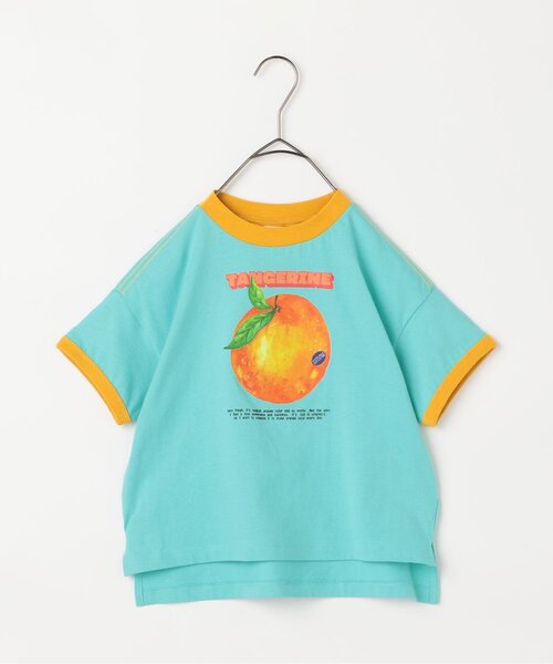 再入荷】フルーツだいすきグラフィックリンガー半袖Tシャツ（T