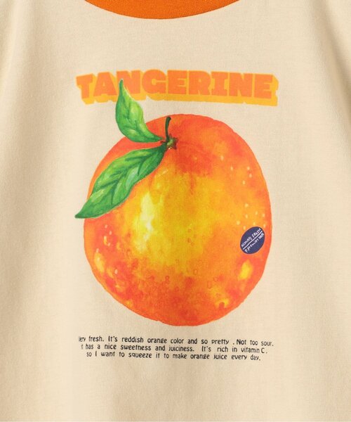 再入荷】フルーツだいすきグラフィックリンガー半袖Tシャツ（Tシャツ