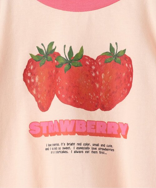 再入荷】フルーツだいすきグラフィックリンガー半袖Tシャツ（Tシャツ
