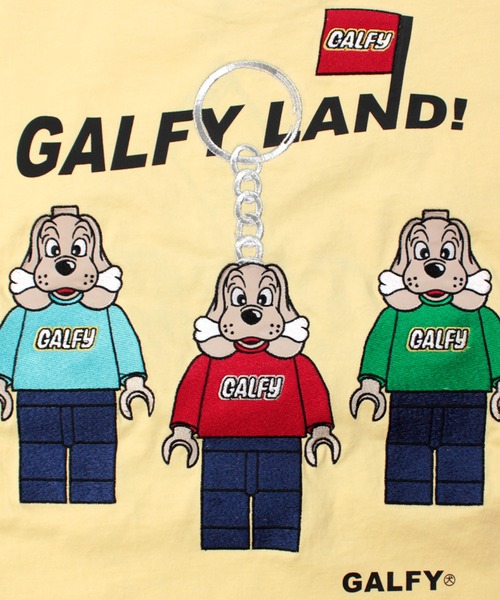 GALFY（ガルフィー）の「【GALFY/ガルフィー】GALFY LAND Tee（Tシャツ/カットソー・メンズ・イエロー/ホワイト/ブラック・L/XL）」の11枚目の写真