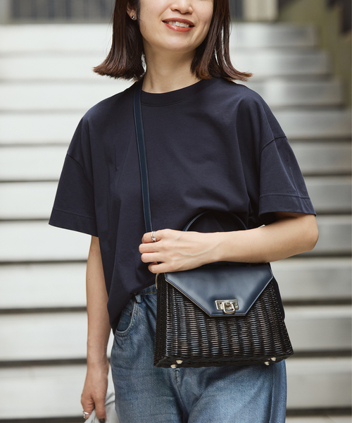VERMEIL par iena(ヴェルメイユパーイエナ)の「clear cotton Tshirt(Tシャツ/カットソー・レディース・サックスブルー/ホワイト/ネイビー・FREE)」の8枚目の写真