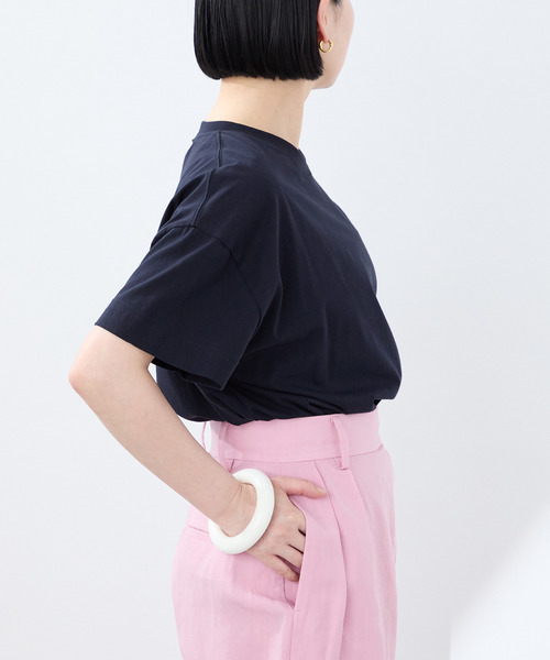 VERMEIL par iena(ヴェルメイユパーイエナ)の「clear cotton Tshirt(Tシャツ/カットソー・レディース・サックスブルー/ホワイト/ネイビー・FREE)」の13枚目の写真