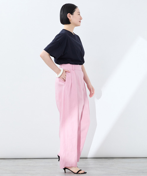 VERMEIL par iena(ヴェルメイユパーイエナ)の「clear cotton Tshirt(Tシャツ/カットソー・レディース・サックスブルー/ホワイト/ネイビー・FREE)」の15枚目の写真