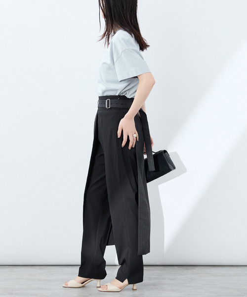 VERMEIL par iena(ヴェルメイユパーイエナ)の「clear cotton Tshirt(Tシャツ/カットソー・レディース・サックスブルー/ホワイト/ネイビー・FREE)」の22枚目の写真
