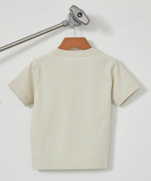 Lee(リー)の「Lee/リー 【110-150cm】キッズ 胸ポケット付きTシャツ【アウトレット店舗・WEB限定】(Tシャツ/カットソー・キッズ・グレー/ホワイト・120/130/110)」の3枚目の写真