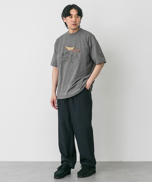 Snow Peak(スノーピーク)の「『別注』Snow Peak×DOORS WaterActive Print Tee(Tシャツ/カットソー・メンズ・ホワイト/グレー/オリーブ/ブラック・X-LARGE/LARGE/MEDIUM)」の15枚目の写真