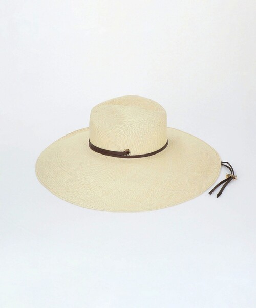 Steven Alan（スティーブンアラン）の「＜SENSI STUDIO＞LONG BRIM HAT/ハット（ハット・レディース・ナチュラル・M）」の3枚目の写真