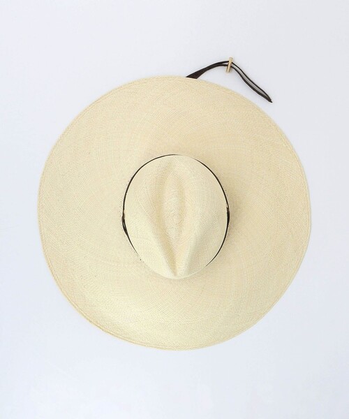 Steven Alan（スティーブンアラン）の「＜SENSI STUDIO＞LONG BRIM HAT/ハット（ハット・レディース・ナチュラル・M）」の5枚目の写真