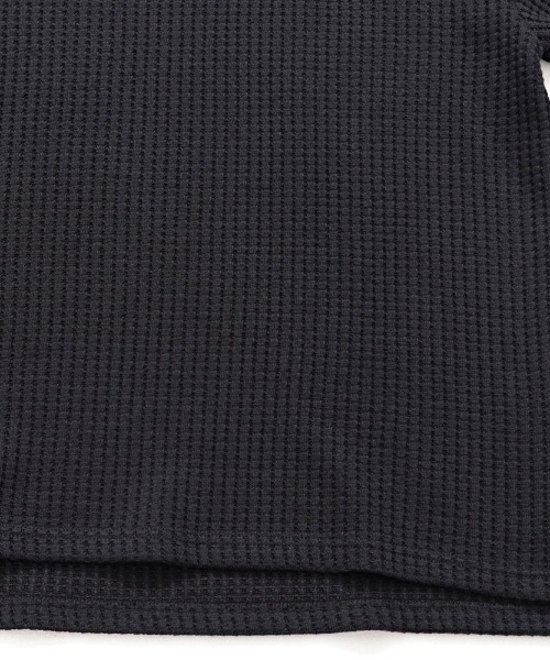 CavariA(キャバリア)の「『CavariA/キャバリア』オーバーサイズBIGワッフルークルーネック半袖Tシャツ(Tシャツ/カットソー・メンズ・ブラック・L/M)」の8枚目の写真
