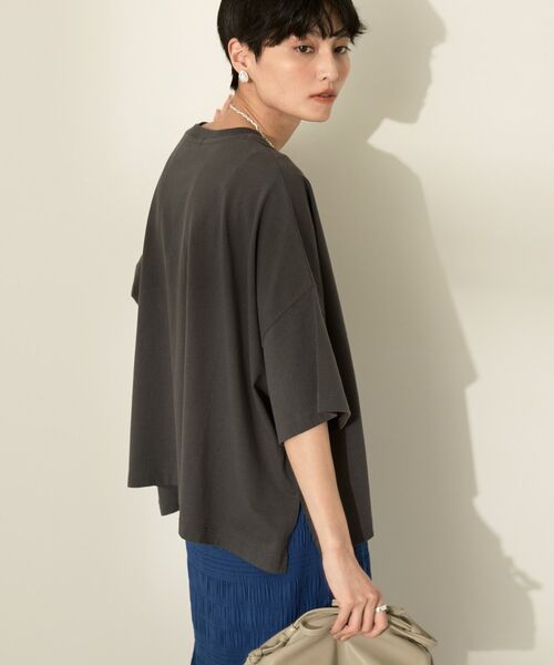 AMERICAN HOLIC（アメリカンホリック）の「STANFORD BIGプルオーバー（Tシャツ/カットソー・レディース・グリーン/アイボリー/ベージュ/チャコールグレー/ブラウン・L/M）」の12枚目の写真