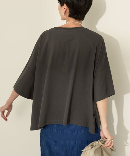 AMERICAN HOLIC（アメリカンホリック）の「STANFORD BIGプルオーバー（Tシャツ/カットソー・レディース・グリーン/アイボリー/ベージュ/チャコールグレー/ブラウン・L/M）」の13枚目の写真