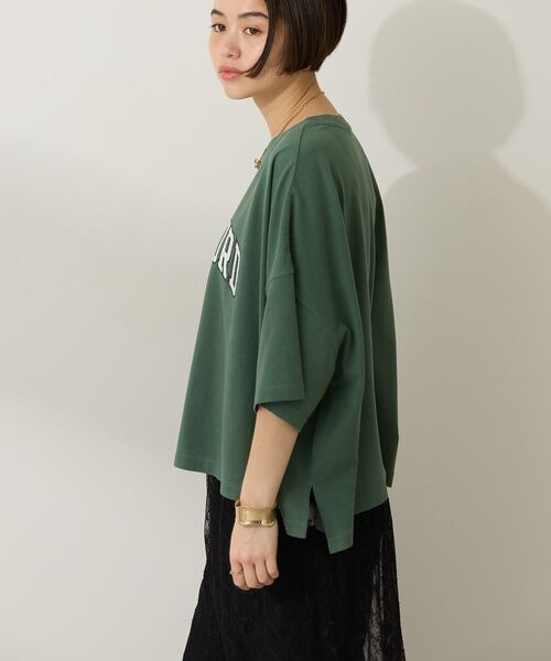 AMERICAN HOLIC（アメリカンホリック）の「STANFORD BIGプルオーバー（Tシャツ/カットソー・レディース・グリーン/アイボリー/ベージュ/チャコールグレー/ブラウン・L/M）」の19枚目の写真