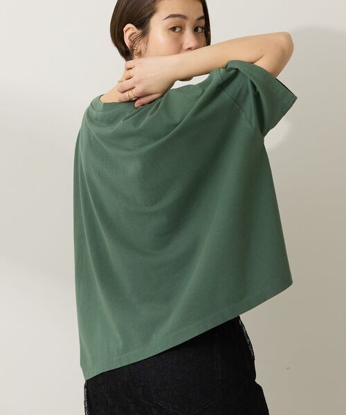 AMERICAN HOLIC（アメリカンホリック）の「STANFORD BIGプルオーバー（Tシャツ/カットソー・レディース・グリーン/アイボリー/ベージュ/チャコールグレー/ブラウン・L/M）」の20枚目の写真