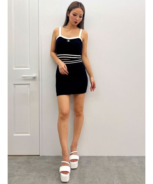 セール】ラインパイルニットビスチェ（キャミソール）｜GYDA