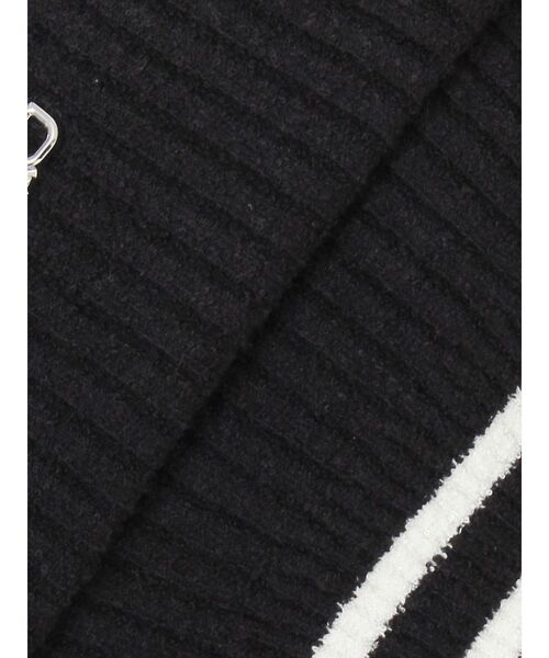 GYDA（ジェイダ）の「ラインパイルニットビスチェ（キャミソール・レディース・スカイブルー/オフホワイト/ブラック・FREE）」の9枚目の写真