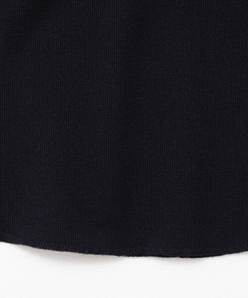 NOLLEY’S（ノーリーズ）の「《アンサンブル対応》シアーワッフルヘンリーノースリーブ2WAYプルオーバーカットソー（Tシャツ/カットソー・レディース・ブラック/ピンク/キナリ・FREE）」の10枚目の写真