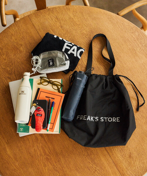 KiU(キウ)の「KiU×FREAK'S STORE/キウ×フリークスストア 別注 KIU ECO BAG エコバッグ(トートバッグ・レディース・ブラック/キャメル/レオパード/ベージュ・ONE SIZE)」の10枚目の写真