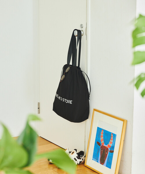 KiU(キウ)の「KiU×FREAK'S STORE/キウ×フリークスストア 別注 KIU ECO BAG エコバッグ(トートバッグ・レディース・ブラック/キャメル/レオパード/ベージュ・ONE SIZE)」の14枚目の写真