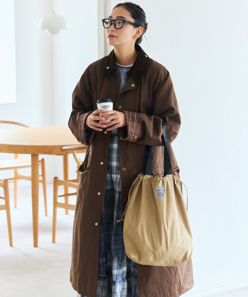 KiU(キウ)の「KiU×FREAK'S STORE/キウ×フリークスストア 別注 KIU ECO BAG エコバッグ(トートバッグ・レディース・ブラック/キャメル/レオパード/ベージュ・ONE SIZE)」の15枚目の写真
