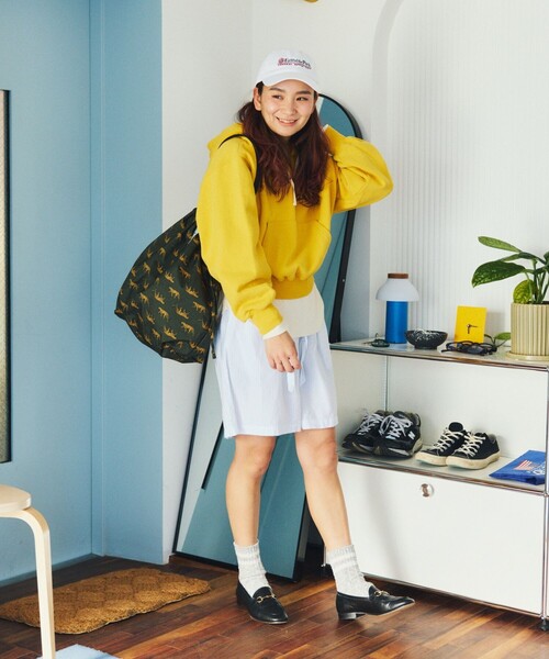 KiU(キウ)の「KiU×FREAK'S STORE/キウ×フリークスストア 別注 KIU ECO BAG エコバッグ(トートバッグ・レディース・ブラック/キャメル/レオパード/ベージュ・ONE SIZE)」の12枚目の写真