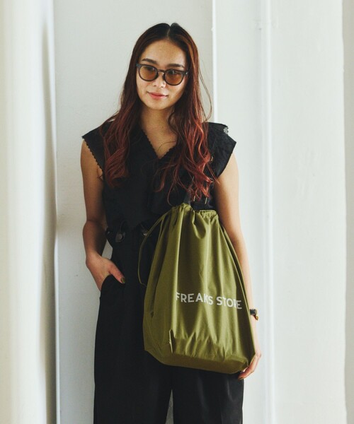 KiU(キウ)の「KiU×FREAK'S STORE/キウ×フリークスストア 別注 KIU ECO BAG エコバッグ(トートバッグ・レディース・ブラック/キャメル/レオパード/ベージュ・ONE SIZE)」の16枚目の写真