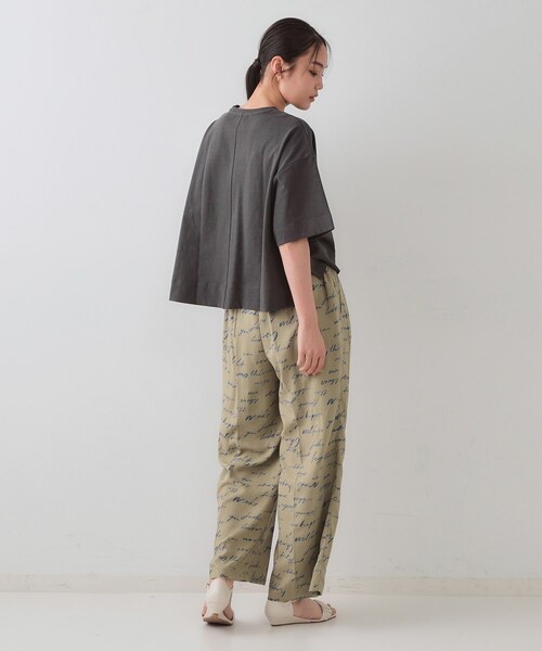 OPAQUE.CLIP(オペークドットクリップ)の「《5色展開》ワイドシルエットTシャツ【洗濯機洗い可】(Tシャツ/カットソー・レディース・ホワイト/ブラック/オレンジ/ライトブルー/チャコールグレー・00)」の12枚目の写真